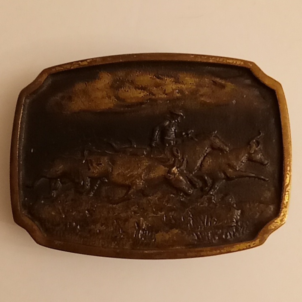 Register Collection Solid Brass American Cowboy O… - image 1